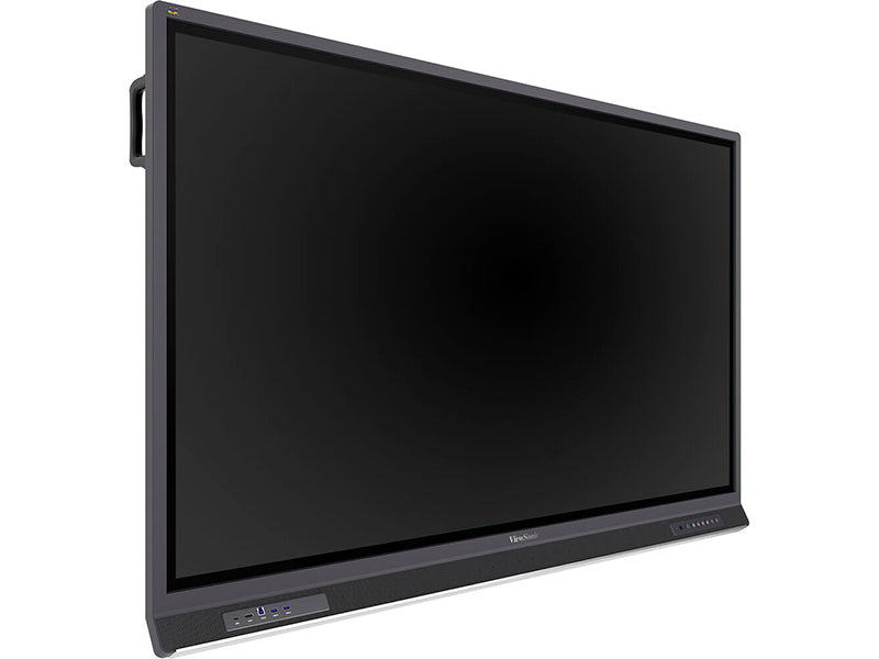 65in ViewBoard 4K Ultra HD Interactive Flat Panel Display with integrated microphone and USB-C, 3840 x 2160 resolution. TAA