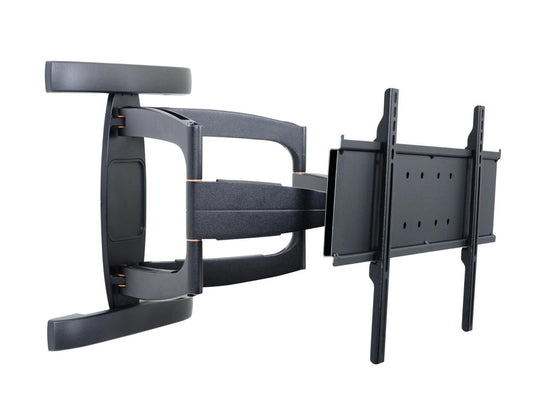 Peerless Industries IM760PU is a robust in-wall mount designed for 32-inch to 60-inch flat panel screens, supporting up to 200lb (90kg). It features a black finish, adjustable depth, and a universal adaptor plate for versatile compatibility. TAA compliance and a 5-year warranty make it ideal for professional AV installations.