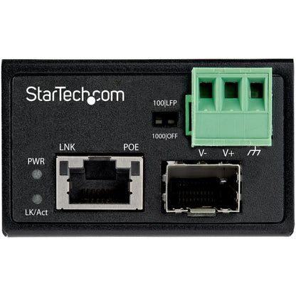 Convertisseur de média fibre vers Ethernet StarTech IMC1GSFP30W PoE+