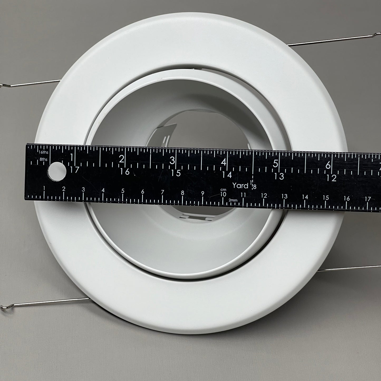 NORA LIGHTING 5" Eyeball Trim w/ Metal Trim BR/PAR30 White NT-5070 (New)