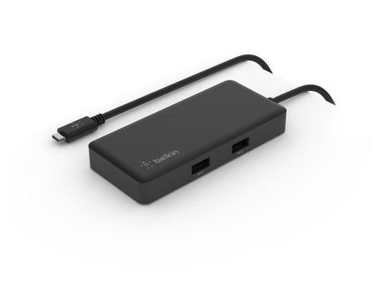 The Belkin USB-C 5-in-1 Multiport Adapter offers seamless connectivity with Chromebook and other USB-C compatible devices. Featuring multiple ports including USB-A, HDMI, and Gigabit Ethernet, this compact hub boosts productivity and versatility on the go. Its TAA compliance and Taiwan-origin manufacturing ensure reliability for professional and government applications.