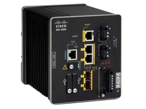 The Cisco ISA-3000-2C2F is a rugged, high-performance industrial firewall engineered for secure Ethernet-based networking. Powered by a 4-core Intel Atom processor and featuring Gigabit Ethernet support, it offers extensive throughput capabilities in harsh environments. Designed for reliability and long-term deployment, it includes a 5-year limited hardware warranty and complies with TAA and RoHS standards.