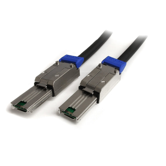 StarTech 2m Mini SAS Cable - SFF-8088 to SFF-8088, Black, 28 AWG
