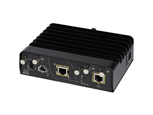 The CISCO IW9165 is a high-performance wireless access point supporting the latest 802.11ax (Wi-Fi 6E) standard across the 5 GHz and 6 GHz bands. Designed for robust commercial connectivity, it offers 2.5 Gbps Ethernet throughput, flexible image-swapping between WGB and Cisco URWB modes, and seamless integration via RP-SMA antenna ports. Built for Cisco services, it includes a 1-year limited warranty and is ideal for field deployments requiring agile wireless infrastructure.