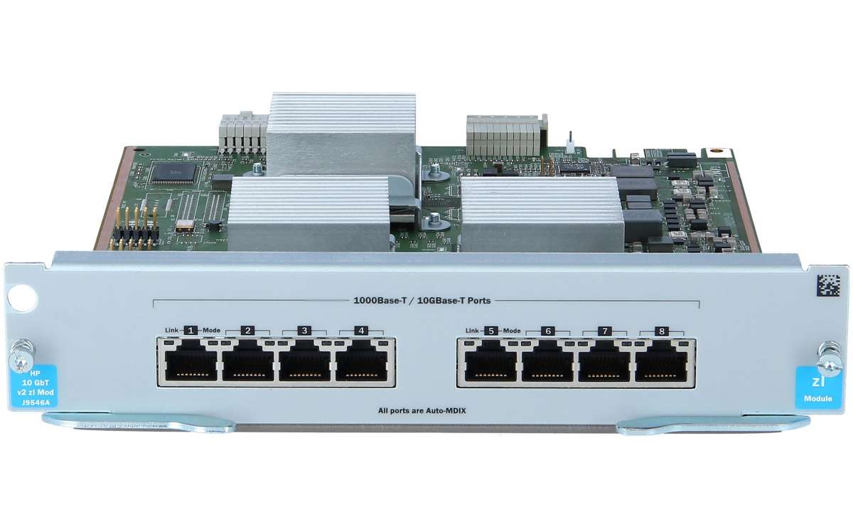 HP 20P POE+ / 4P SFP+ V3 ZL2 MOD Network Adapter, 24-Port