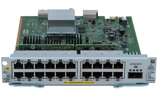 HP 20p PoE+ / 1p 40GbE QSFP+ v3 zl2 Module J9992A