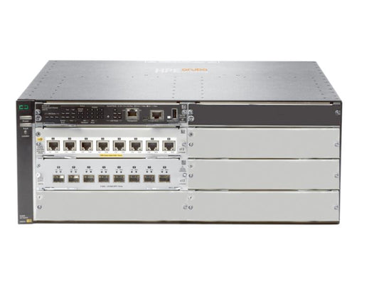 The HP 5406R 8XGT PoE+ / 8SFP+ v3 zl2 Switch offers a powerful combination of high-performance connectivity, Power over Ethernet Plus capabilities, and enhanced flexibility. Designed for enterprise networking environments, it supports both copper and SFP+ ports in a single modular platform, ensuring scalable and efficient data transmission.