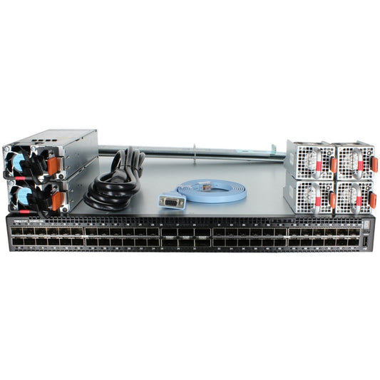 HP Aruba 8325-48Y8C FB 6 F 2 PS Switch, 48x25G SFP28, 8x100G QSFP28