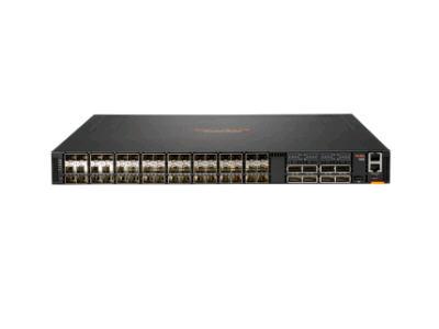 Aruba 8325-48Y8C delivers high-performance Layer 3 switching with 48 x 25G SFP28 and 8 x 100G QSFP28 ports, ideal for demanding enterprise and data center environments. This 1RU switch supports advanced networking protocols, remote management via SNMP, and operates with robust power efficiency and TAA compliance. Featuring a 5-year warranty and proven system reliability, it's engineered for high-performance environments where uptime and scalability are critical.