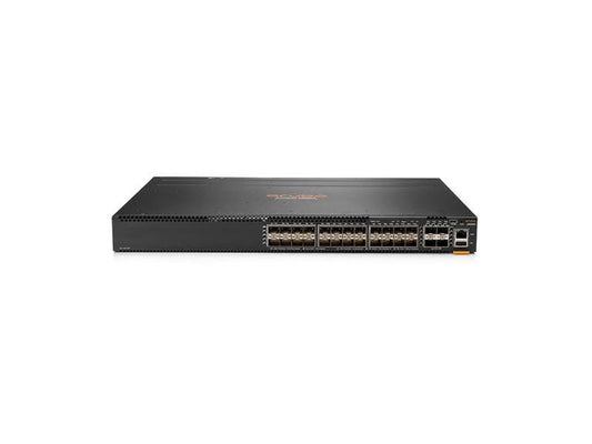 The HP Aruba 6300M 24SFP+ 4SFP56 Switch delivers enterprise-grade performance with 24 1G/10G SFP+ ports and 4 multi-speed SFP ports supporting up to 50Gbps. Built on a Quad-Core ARM Cortex A72 processor and 8GB DDR4 memory, it offers high-speed, scalable networking in a compact 1U format. Designed for Layer 3 switching, it supports SNMP management and is ideal for data centers, aggregation layers, or high-demand enterprise edge environments.