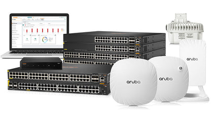 HP Aruba 8360-16Y2C Prt2Pwr3F2PS Network Switch Bundle