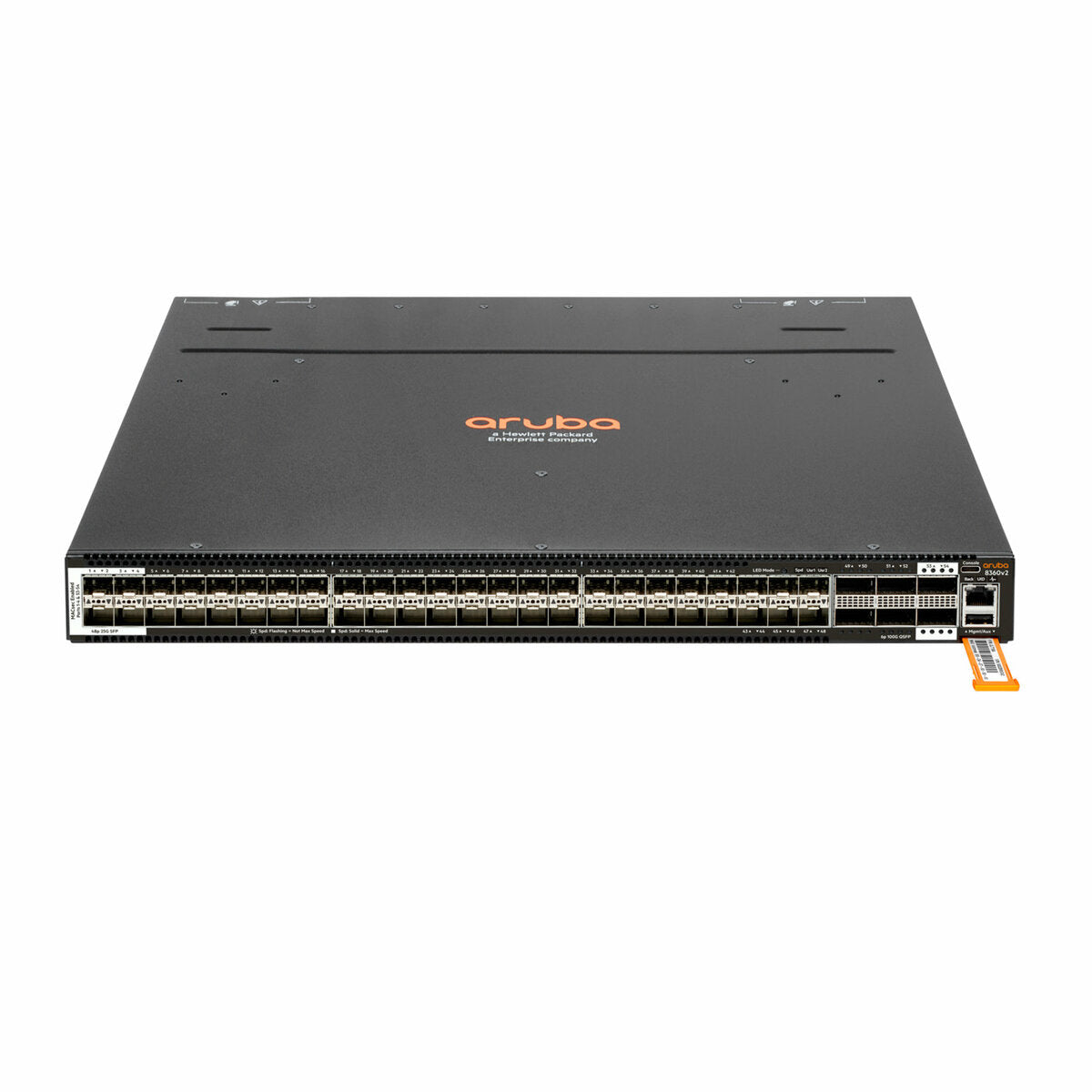 HP Aruba 8360-48Y6C v2 Switch, 48-Port, 100GbE QSFP28, MACsec, JL704C#ABA