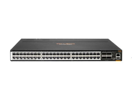 The HP Aruba 8360-48XT4C is a high-performance 48-port switch bundle designed for enterprise and data center networking. As part of the Aruba 8360 Series, it offers a flexible and scalable solution suited for demanding IT environments. With TAA compliance and a bundled power and fan configuration, it's engineered for resilience and regulatory compliance.