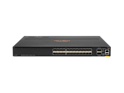 The HP Aruba 8360-24XF2C is a high-performance wired network switch offering 26 ports with 10 Gigabit Ethernet speeds, designed for demanding enterprise and data center environments. With 16GB of internal memory and 32GB of storage, this model ensures responsive networking performance and scalability. The device is compliant with TAA standards and is manufactured in Singapore.