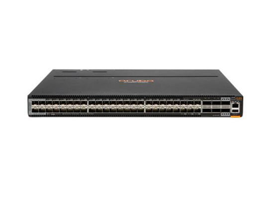 The Aruba CX 8360-48Y6C v2 Switch by HP is a high-performance Layer 3 enterprise switch designed for modern data center and campus networks. With a quad-core 1.8 GHz CPU, 16 GB RAM, and 32 GB flash, it supports up to 57 ports and 100 Gbps wired connectivity. Engineered for redundancy with advanced VSX technology and backed by a limited lifetime warranty, it delivers dependable uptime and scalability.