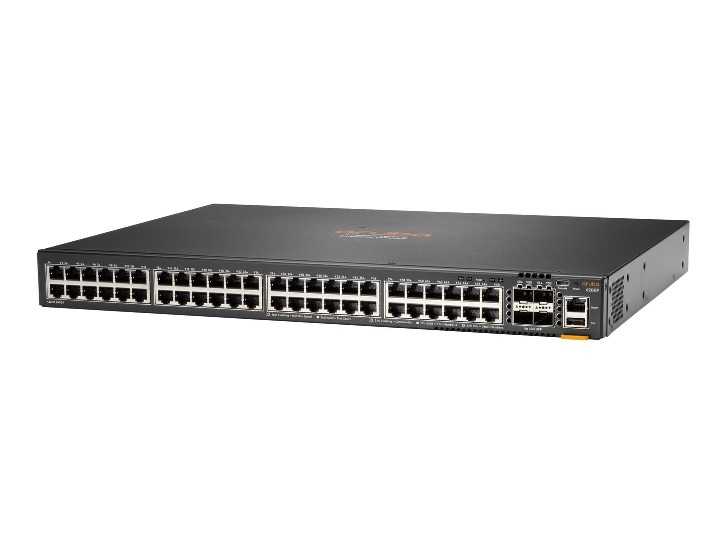HP Aruba 6200F 48G 4SFP+ Switch, 1U, 1Gbps, JL726A#ABA