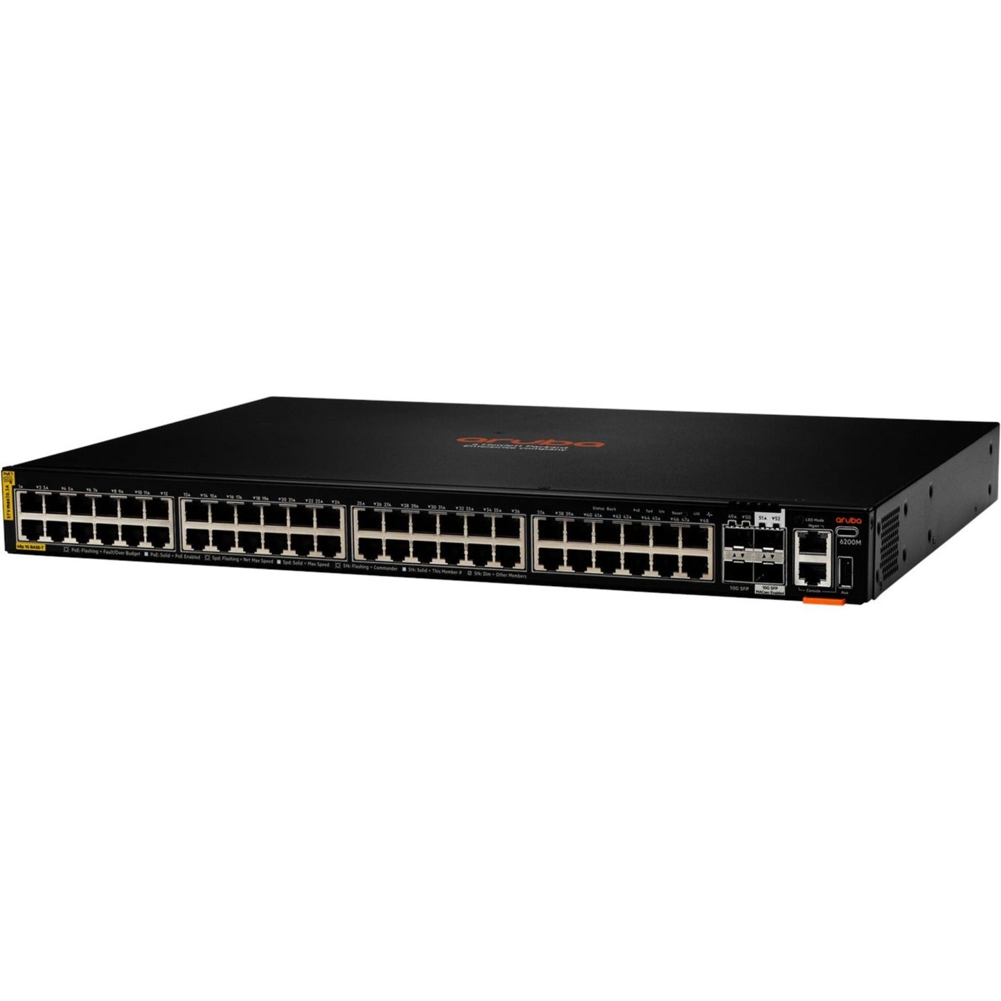 HP Aruba 6200F 48G 4SFP+ Switch, 1U, 1Gbps, JL726A#ABA