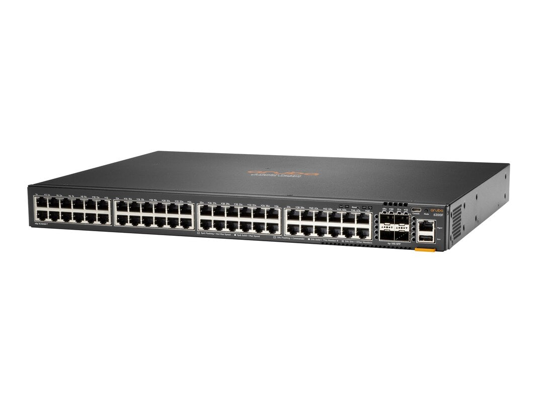 HP Aruba 6200F 48G 4SFP+ Switch, 1U, 1Gbps, JL726A#ABA