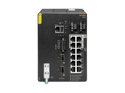 HP Aruba 4100i 12G CL4/6 PoE 2SFP+ DIN Switch JL817A