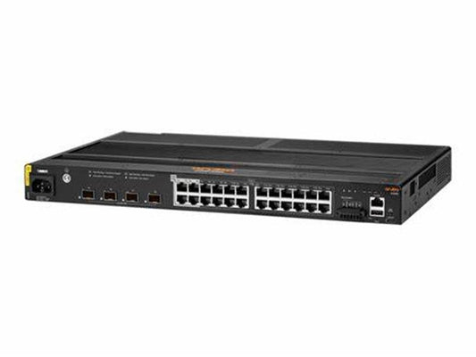 The HP Aruba 4100i is a rugged, high-performance Layer 2 switch designed for enterprise deployments requiring reliable power and connectivity. Equipped with 24 PoE ports and 4 SFP+ uplinks, it supports both Class 4 and Class 6 PoE, providing up to 60W per port. Built for challenging environments, it supports wide operating temperatures and meets TAA compliance requirements.