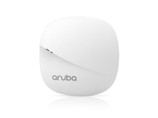 The Aruba AP-303 (IL) Unified Access Point by HP delivers robust wireless connectivity with dual radio 2x2 MIMO support. Designed for campus environments, it supports both 2.4 GHz and 5 GHz bands and includes Fast and Gigabit Ethernet interfaces. With a compact form factor and TAA compliance, it's ideal for professional deployments requiring high-speed, efficient network access.