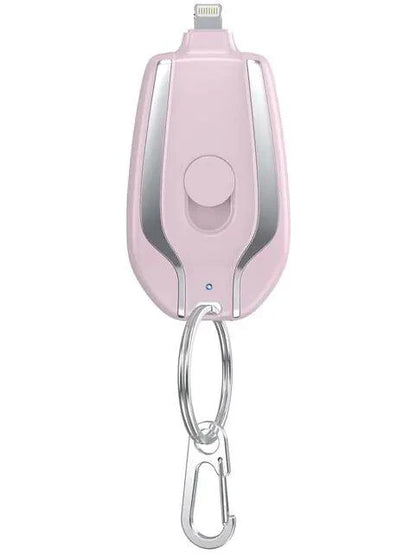 1500mAh Iphone Portable Charger Keychain Charger With Type-C