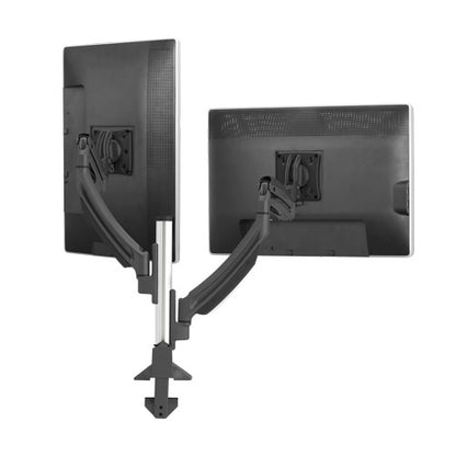 Support de colonne dynamique pour deux écrans CHIEF K1C220B-G, noir, conforme aux normes TAA