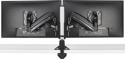 Support colonne pour deux écrans CHIEF K1C220S-G avec bras articulés, argent
