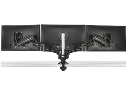Support colonne pour deux écrans CHIEF K1C220S-G avec bras articulés, argent