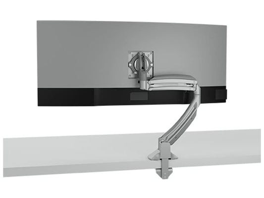 Support de bureau à pince CHIEF K1D120S-G Kontour K1D, 1 écran, argent, conforme TAA