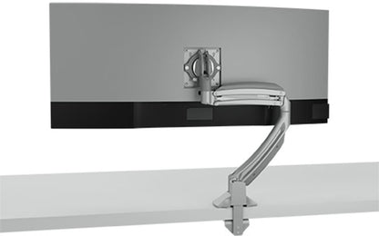 CHIEF K1D120S-G Kontour K1D Desk Clamp Mount, 1 Monitor, Silver, TAA-Compliant