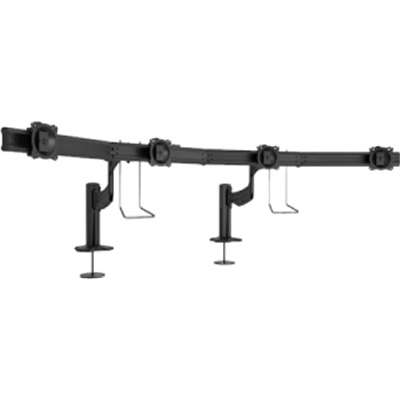 Support de montage 4x1 Legrand-Chief Kontour K4G410B, noir