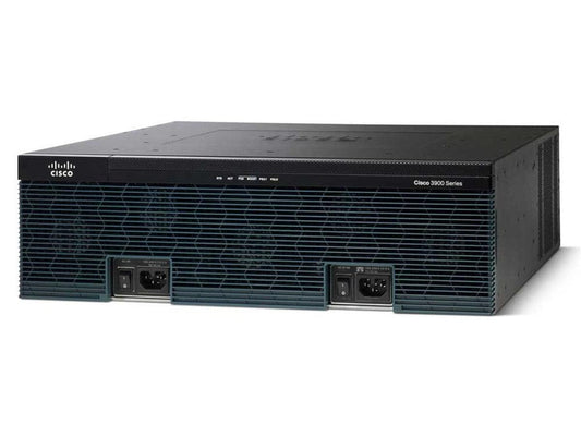 The Cisco 3945 router offers wired connectivity with Gigabit Ethernet support, tailored for IP telephony interoperability via SIP, H.323, or MGCP. It enables phased migrations and supports survivable remote site telephony, though it does not include a processor or cellular capabilities.