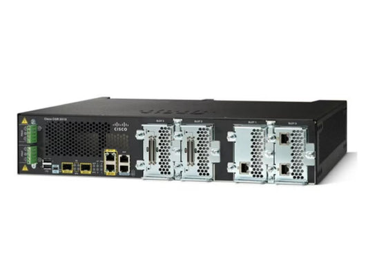 The Cisco CGR-2010/K9 is a rugged Connected Grid Router designed for high-performance networking in utility and industrial environments. Featuring dual Gigabit Ethernet (2GE) ports, 4 GRWIC slots, 1GB DRAM, and 256MB Compact Flash, it delivers reliable network connectivity and advanced routing protocols such as OSPF, EIGRP, BGP, and more. A range of interfaces, including USB 2.0 and console ports, enhance deployment flexibility.