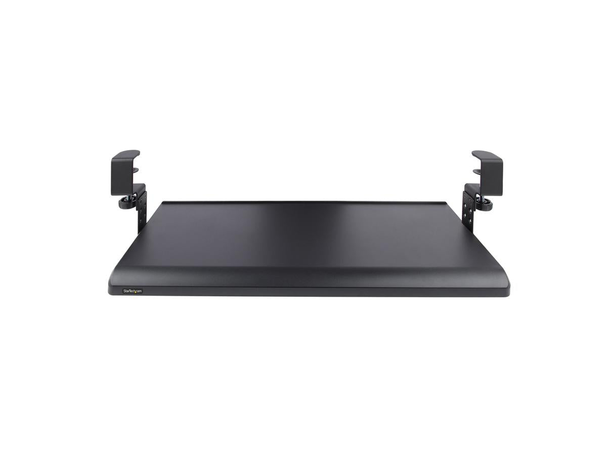 UNDER DESK KEYBOARD TRAY, ERGONOMIC CLAMP-ON KEYBOARD HOLDER, UP TO 12KG (26.5LB), SLIDING KEYBOARD AND MOUSE DRAWER, HEIGHT ADJUSTABLE KEYBOARD TRAY