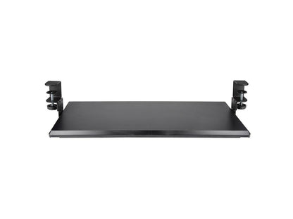 UNDER DESK KEYBOARD TRAY, ERGONOMIC CLAMP-ON KEYBOARD HOLDER, UP TO 12KG (26.5LB), SLIDING KEYBOARD AND MOUSE DRAWER, HEIGHT ADJUSTABLE KEYBOARD TRAY