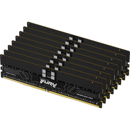 Kit Kingston 128 Go DDR5 4 800 MT/s ECC Reg CL36 DIMM (8 x 16 Go) FURY Renegade Pro