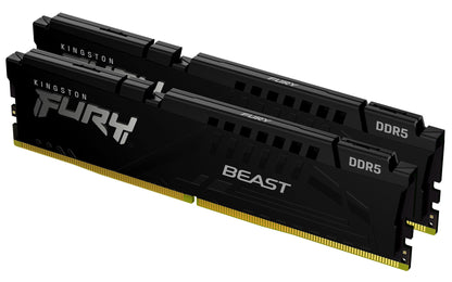 Kingston 32 Go DDR5 5200 MT/s CL36 DIMM FURY Beast Noir EXPO