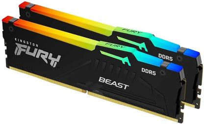 Mémoire RAM Kingston FURY Beast 16 Go DDR5 5600 MT/s CL36 DIMM Noir