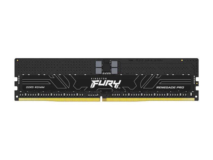 The Kingston FURY Renegade Pro DDR5 32GB module delivers high-performance memory for demanding workstations. With ECC registered architecture, DDR5-5600 speed, and CL36 latency, it ensures both speed and reliability for professional computing environments. Ideal for TAA-compliant systems that demand dependable memory under heavy loads.