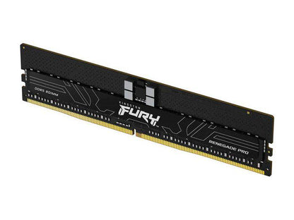 The Kingston FURY Renegade Pro DDR5 32GB module delivers high-performance memory for demanding workstations. With ECC registered architecture, DDR5-5600 speed, and CL36 latency, it ensures both speed and reliability for professional computing environments. Ideal for TAA-compliant systems that demand dependable memory under heavy loads.