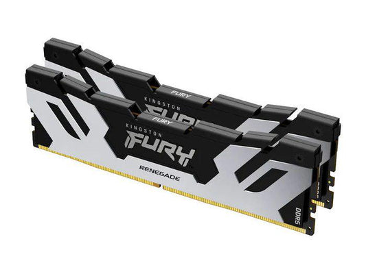 Unlock high-speed performance with the Kingston FURY Renegade 32GB DDR5 kit, featuring two 16GB DIMMs clocked at 6400MHz and CL32 latency. Designed for gamers and professionals seeking improved bandwidth and system responsiveness, this memory kit is TAA compliant and made in Taiwan for assured quality.