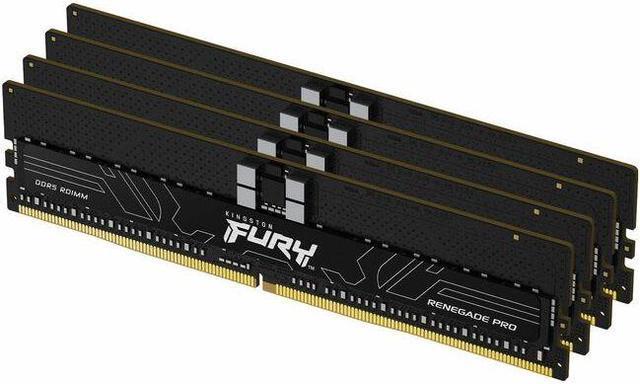 Kingston 128GB DDR5 6400MT/s ECC REG CL32 Kit (4x32GB) Fury Renegade Pro