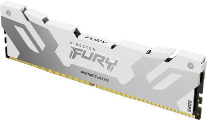 Kingston 16 Go DDR5 6800 MT/s CL36 DIMM Fury Renegade Blanc XMP
