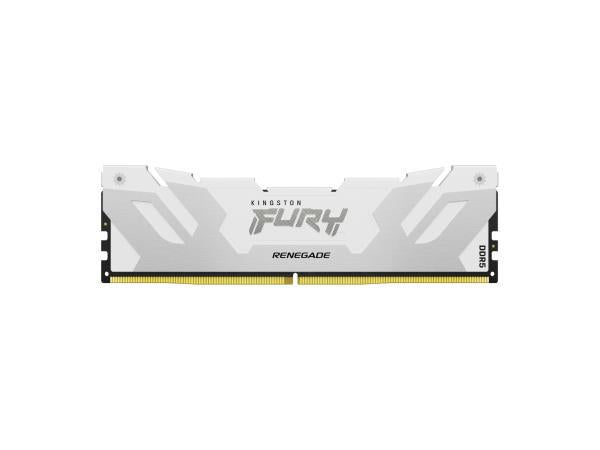The Kingston FURY Renegade 32GB DDR5 kit delivers powerful high-frequency performance with speeds up to 8000MT/s and low CL38 latency. Designed for cutting-edge systems, this white DIMM kit includes two 16GB modules and supports XMP profiles for optimized configuration and stable overclocking.