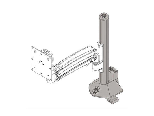 The CHIEF KRA245B is a black desk clamp base designed to support select CHIEF monitor and projector mounting systems. Engineered for robust performance and simple installation, this mount accessory delivers a streamlined setup without compromising stability. Ideal for professional workstations and commercial installations seeking adjustable support.