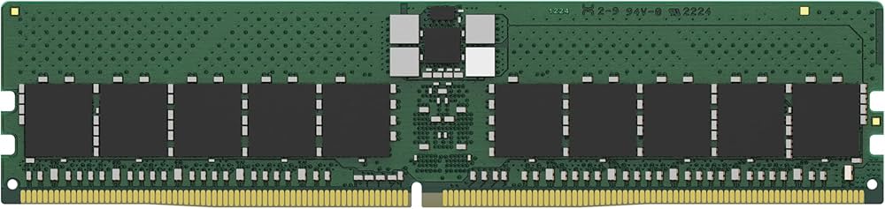 Mémoire Kingston DDR5 ECC 32 Go, 4 800 MT/s, DIMM CL40 (KSM48E40BD8KI-32HA)