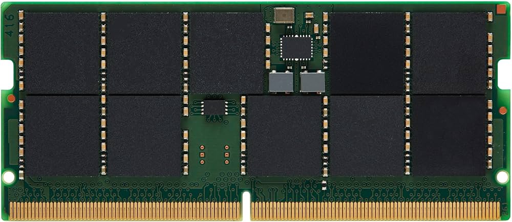 Kingston 16 Go DDR5 4800 MT/s ECC CL40 SODIMM 1Rx8 Hynix A