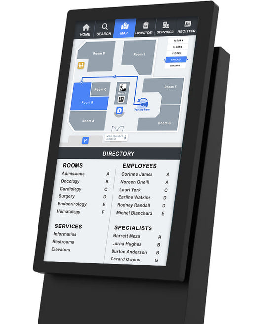 Peerless-AV KIP522 Landscape/Portrait Interactive Kiosk Stand 15" 22" 32"