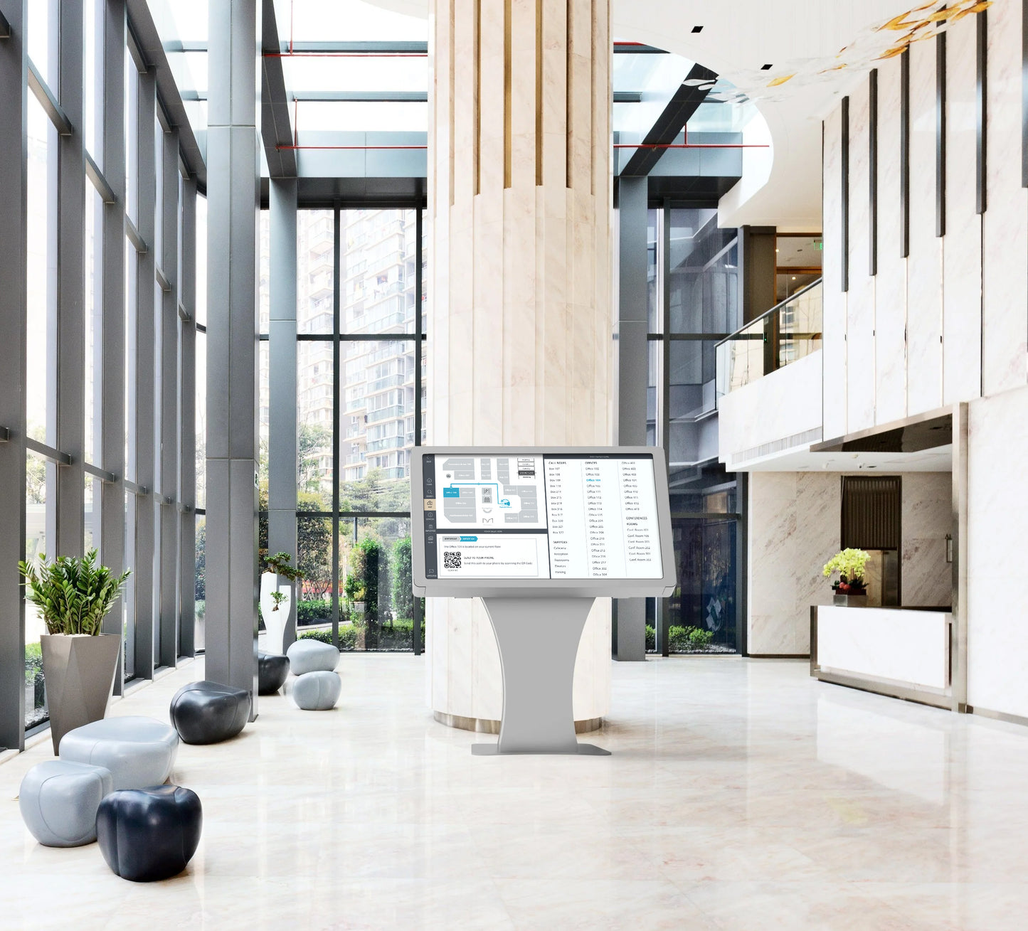 Peerless-AV KILH555 - Landscape Interactive Kiosk Frame for 55" Display